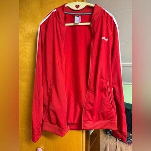 Y2K Style Adidas Red Track Jacket